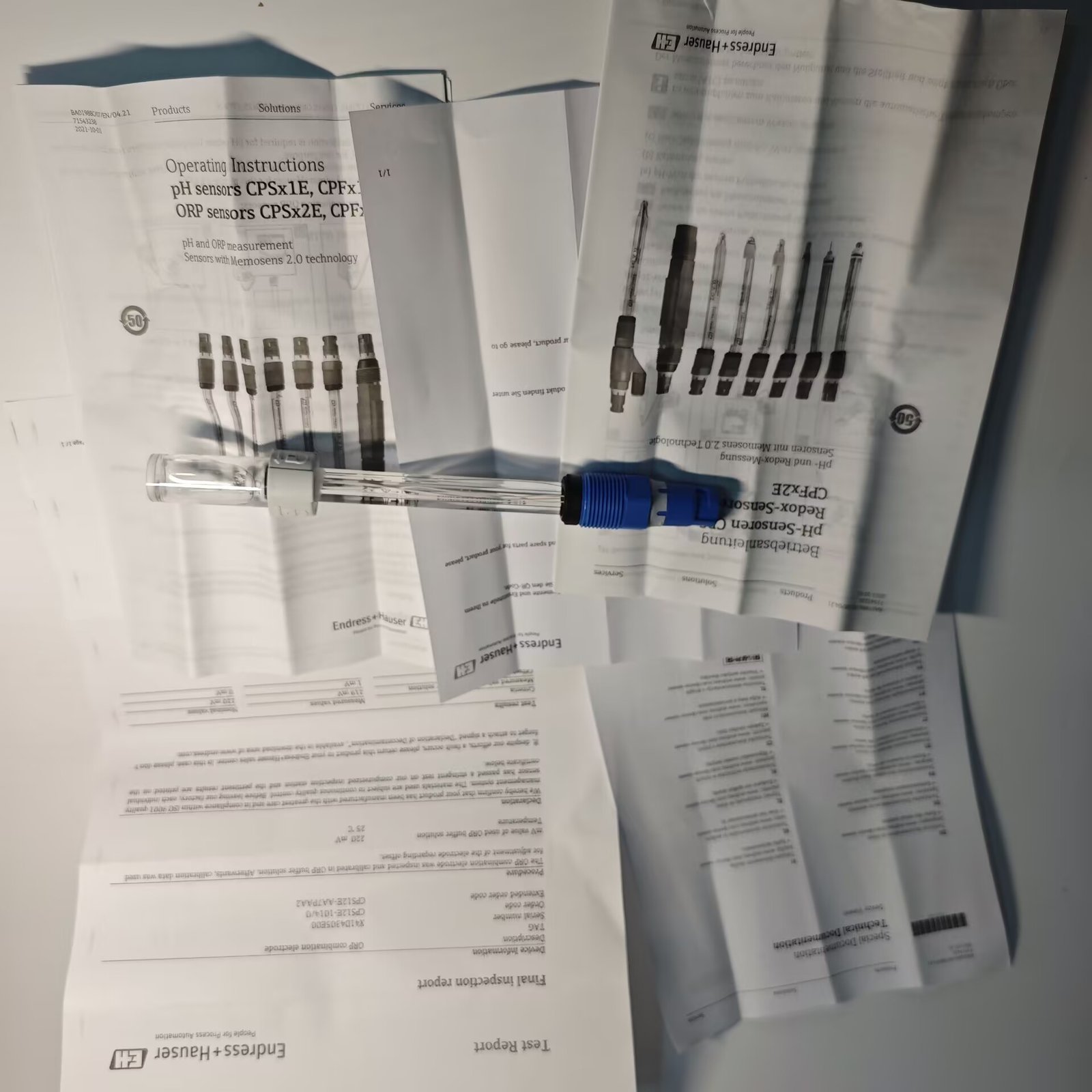 E+H Endress+Hauser Memosens CPS12E Digital ORP Electrode CPS12E‑AA7PAA2 - Image 3