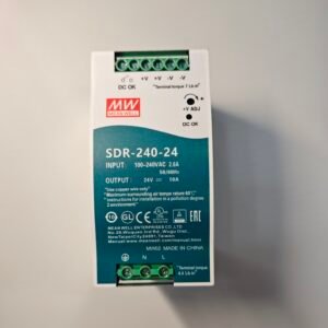 MEAN WELL SDR-240-24  DIN‑Rail Mounted Industrial Switching Power Supply