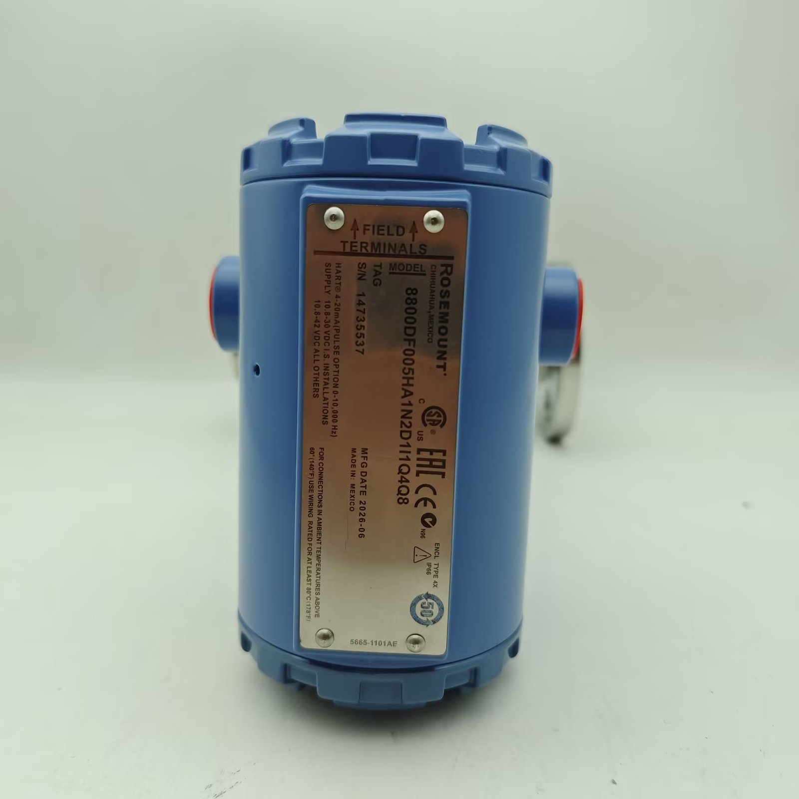 Rosemount 8800 Vortex Flow Meter 8800DF005HA1N2D1I11Q4Q8 - Image 4